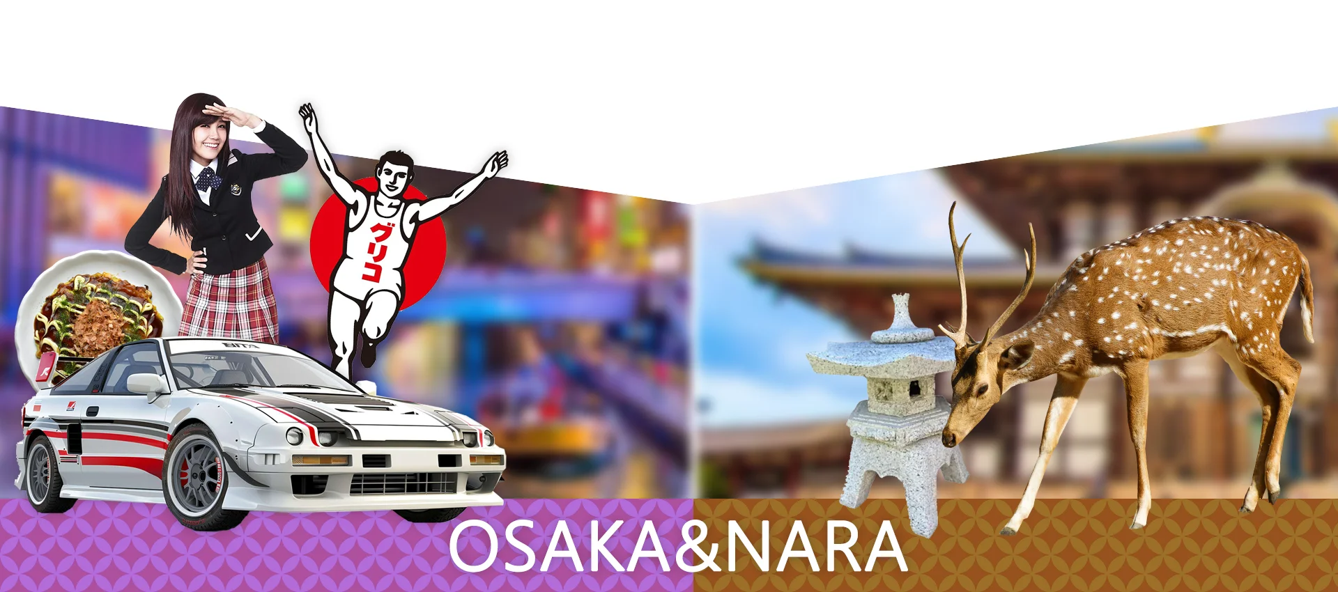 baner promujacy zwiedzanie miast osska i nara w jeden dzien z TANOMI