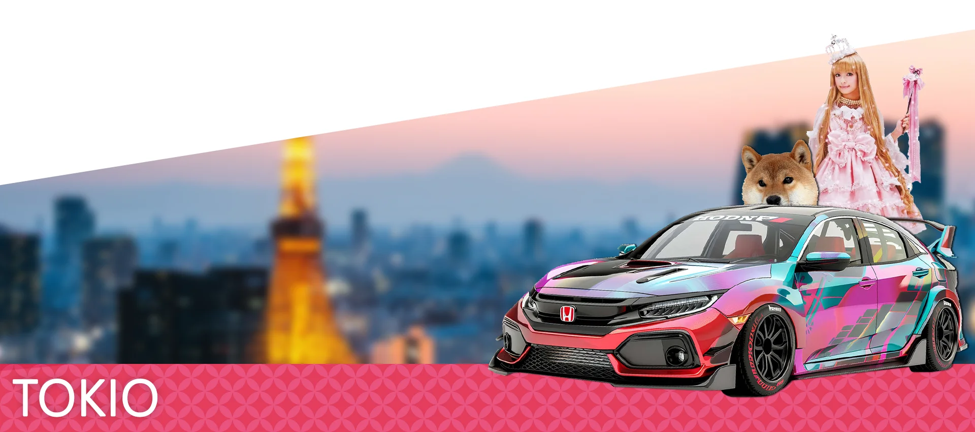 baner promujacy zwiedzanie Tokio z TANOMI